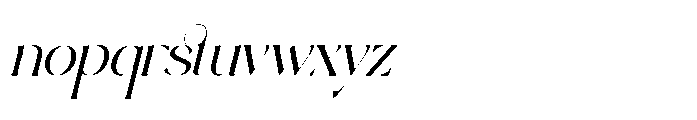 Eighty & Costina  Italic Font LOWERCASE