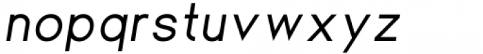 Einer Grotesk Italic Font LOWERCASE