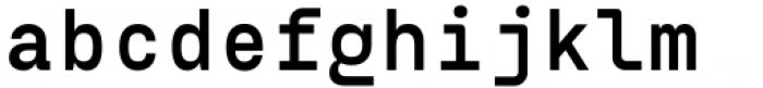 Eingrantch Mono Bold Font LOWERCASE