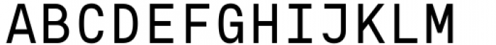 Eingrantch Mono Semi Bold Font UPPERCASE