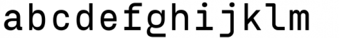 Eingrantch Mono Semi Bold Font LOWERCASE