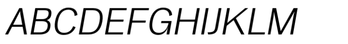 Eirene Sans Italic Font UPPERCASE