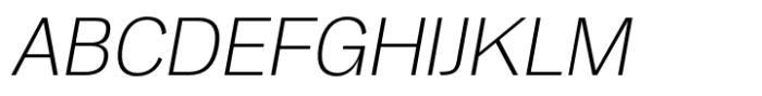 Eirene Sans Light Italic Font UPPERCASE