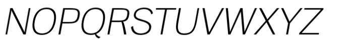 Eirene Sans Light Italic Font UPPERCASE