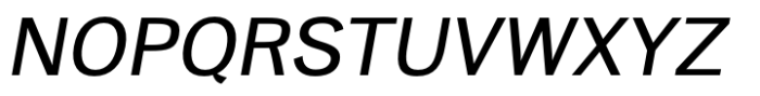 Eirene Sans Semi Bold Italic Font UPPERCASE