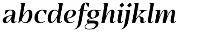 Eirlys Semi Bold Italic Font LOWERCASE