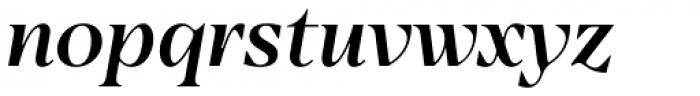 Eirlys Semi Bold Italic Font LOWERCASE