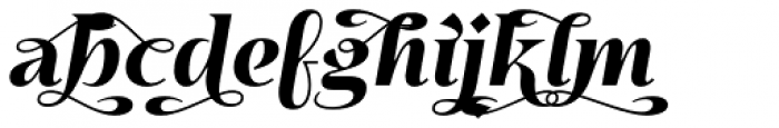 Eirlys Swash Bold Italic Font LOWERCASE