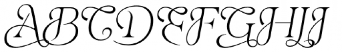 Eirlys Swash Light Italic Font UPPERCASE