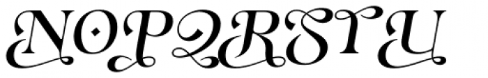 Eirlys Swash Semi Bold Italic Font UPPERCASE