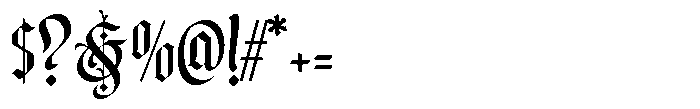 Eisenhardt Pro Font OTHER CHARS