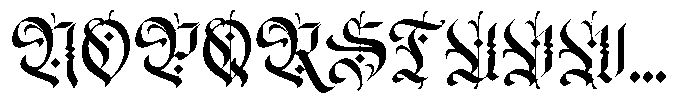 Eisenhardt Pro Font UPPERCASE