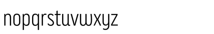Eixample Dip Narrow Light Font LOWERCASE