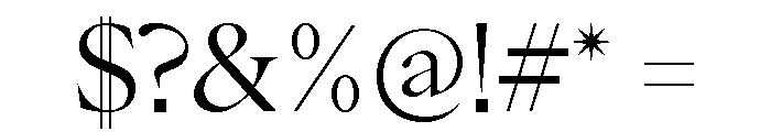 Eiko 4 Font OTHER CHARS