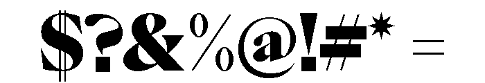 Eiko 8 Font OTHER CHARS