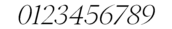 Eiko Italic 2 Font OTHER CHARS