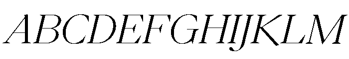 Eiko Italic 3 Font UPPERCASE