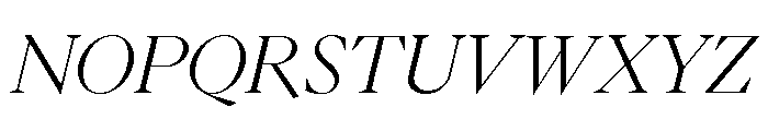 Eiko Italic 3 Font UPPERCASE