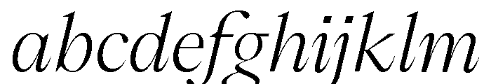 Eiko Italic 3 FONT
