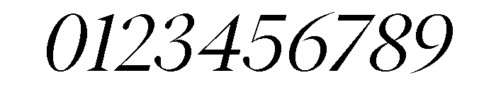 Eiko Italic 4 Font OTHER CHARS