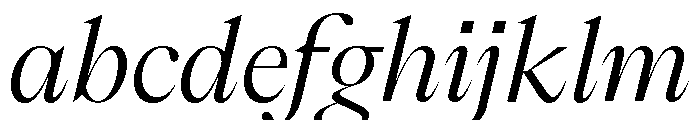 Eiko Italic 4 FONT