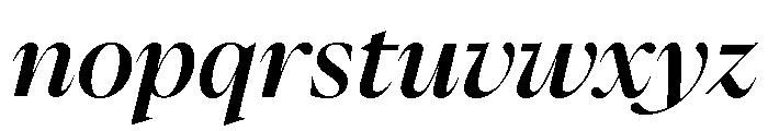 Eiko Italic 5 Font LOWERCASE