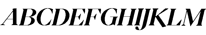 Eiko Italic 6 Font UPPERCASE