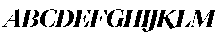Eiko Italic 7 Font UPPERCASE
