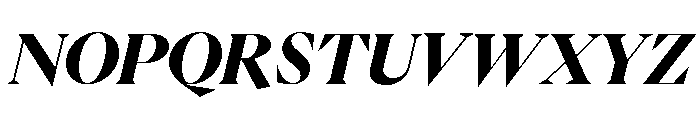 Eiko Italic 7 Font UPPERCASE