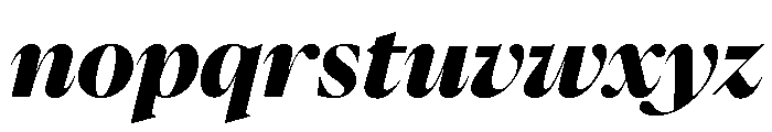 Eiko Italic 7 Font LOWERCASE