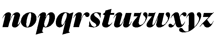 Eiko Italic 8 Font LOWERCASE