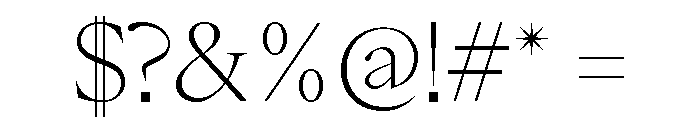 Eiko Font OTHER CHARS