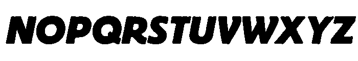 Ekamai Bold Italic Font UPPERCASE