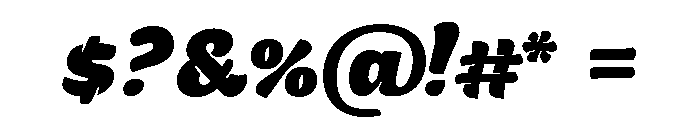 Ekamai Extra Bold Font OTHER CHARS