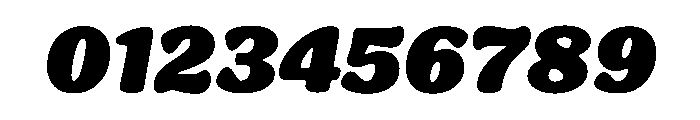 Ekamai Heavy Italic Font OTHER CHARS
