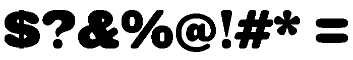 Ekamai Heavy Font OTHER CHARS