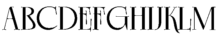 Ekgiero Regular Font UPPERCASE