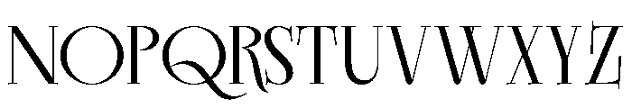 Ekgiero Regular Font UPPERCASE