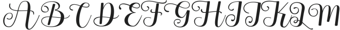 Ekatila-Regular otf (400) Font UPPERCASE