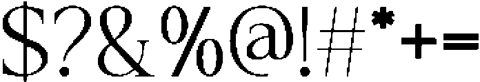 Ekegie Regular otf (400) Font OTHER CHARS