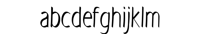 Eksel-CondensedRegular Font LOWERCASE