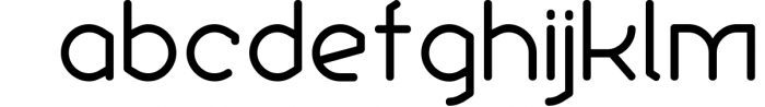 Ekela Circle 5 Font LOWERCASE