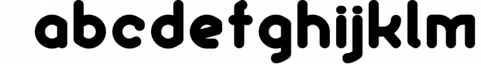 Ekela Circle Font LOWERCASE