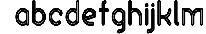 Ekela Round Punch 12 Font LOWERCASE