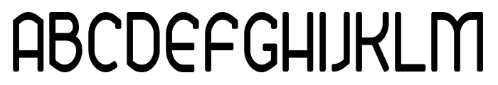 Ekela Round Condensed Font LOWERCASE