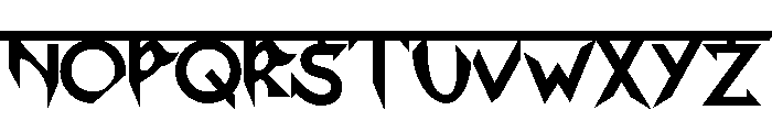 Ektomorf Font UPPERCASE
