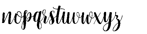 Ekatila Font LOWERCASE