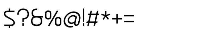Ekela Light Font OTHER CHARS