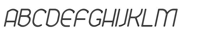 Ekela Rp Light Italic Font UPPERCASE