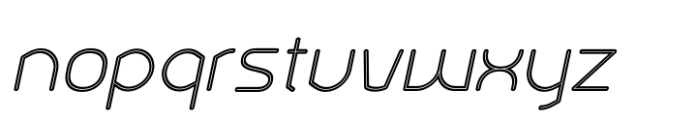 Ekela Rp Light Italic Font LOWERCASE